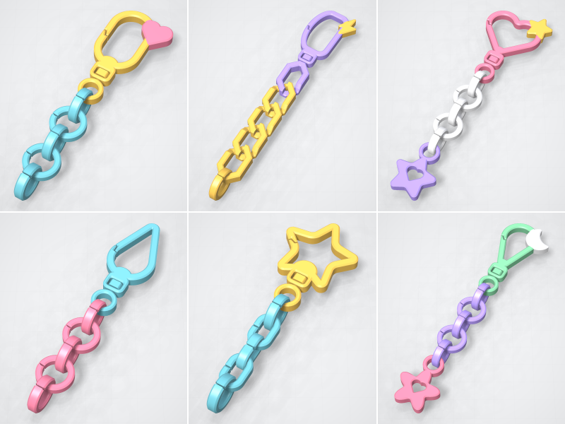Keychain Carabiner Set